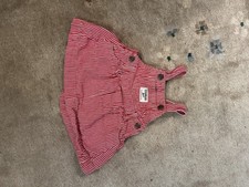 Osh Kosh B gosh Baby Girl Overalls Sz 6m