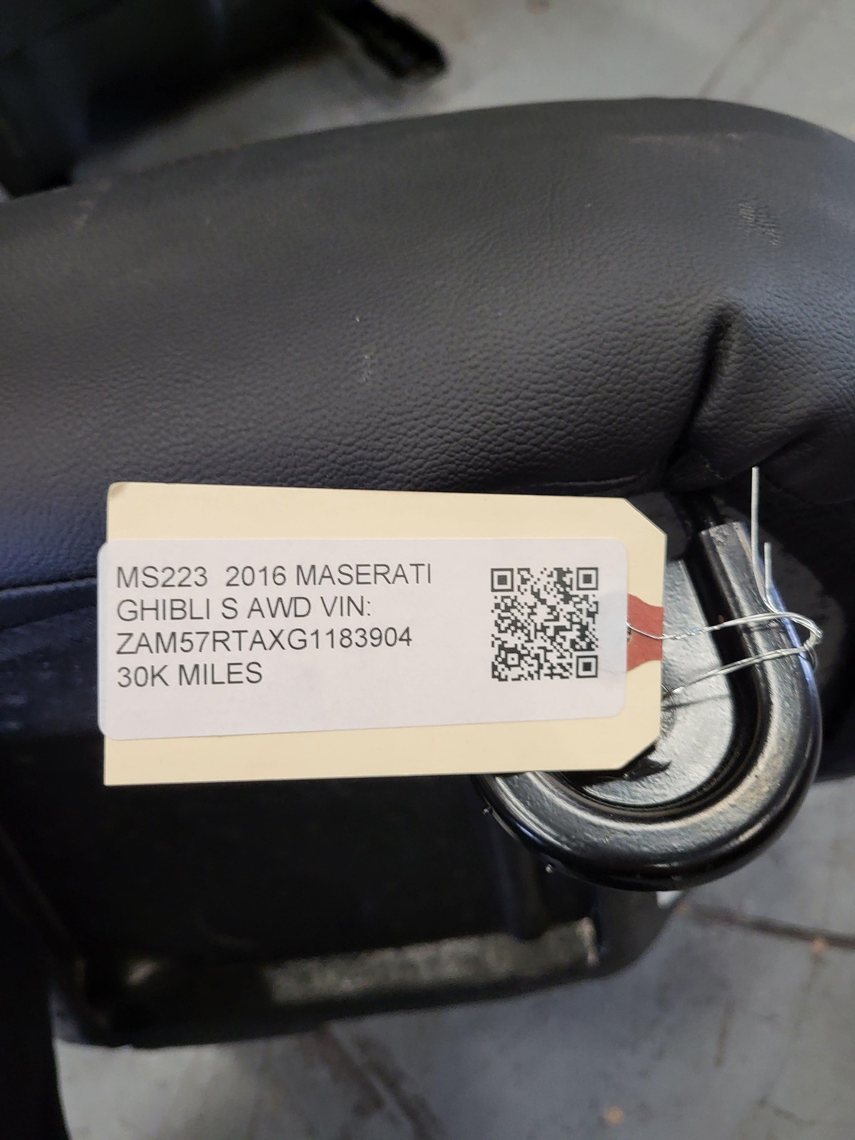 Maserati Ghibli 2014-2019 Rear Lower Seat cushion