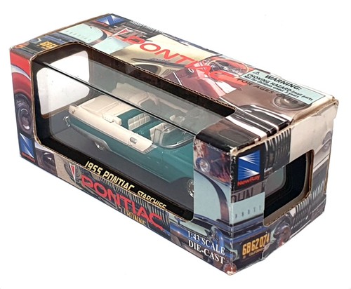 NewRay 1/43 Scale SS-48387 - 1955 Pontiac Starchief - Green/White - Picture 5 of 5