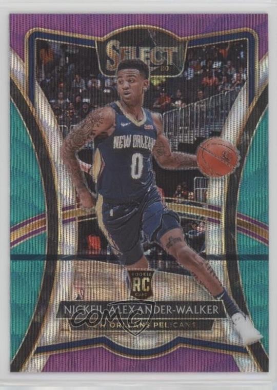 2019 Select Premier Level Tri-Color Prizm Nickeil Alexander-Walker Rookie RC 6fs