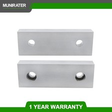1 Pair 6"  2"  1" Precision Reversible Aluminum Soft Jaws For 6" Milling Vise