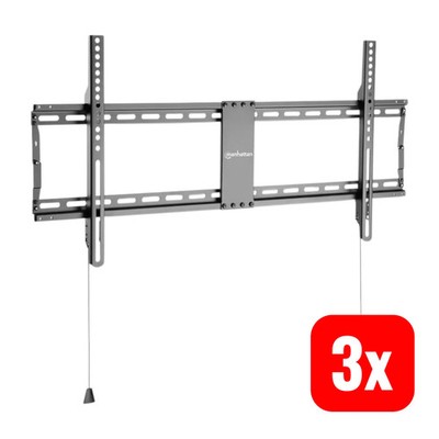 Manhattan TV-Wandhalterung Zusammenklappbar 109,2-254,0 cm Wandhalterung 3 STÜCK