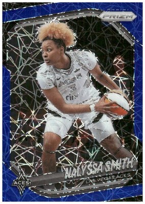 2025 Panini Prizm WNBA #119 NaLyssa Smith Blue Velocity Prizms