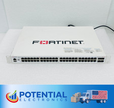 Fortinet Fortiswitch FS-148E-POE 48Ports Rack Mountable PoE Ethernet Switch