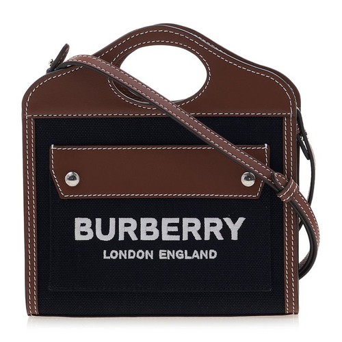 Burberry 8055187 LS MICRO POCKET BAG A1189 Women Micro Two-Tone Canvas 148886009