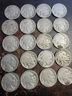 20 Buffalo Nickels Various Years/Conditions, From my Dad's collection!NR, LOT#10