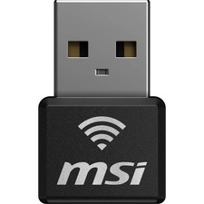 MSI AX1800 Nano WiFi USB Adapter for PC/laptop, WiFi 6 Dual-Band 2.4G/5G Wireles