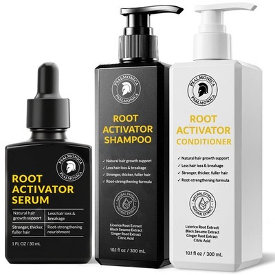 Root Activator Hair Growth Kit Shampoo Conditioner Serum for Thinning Hair Care