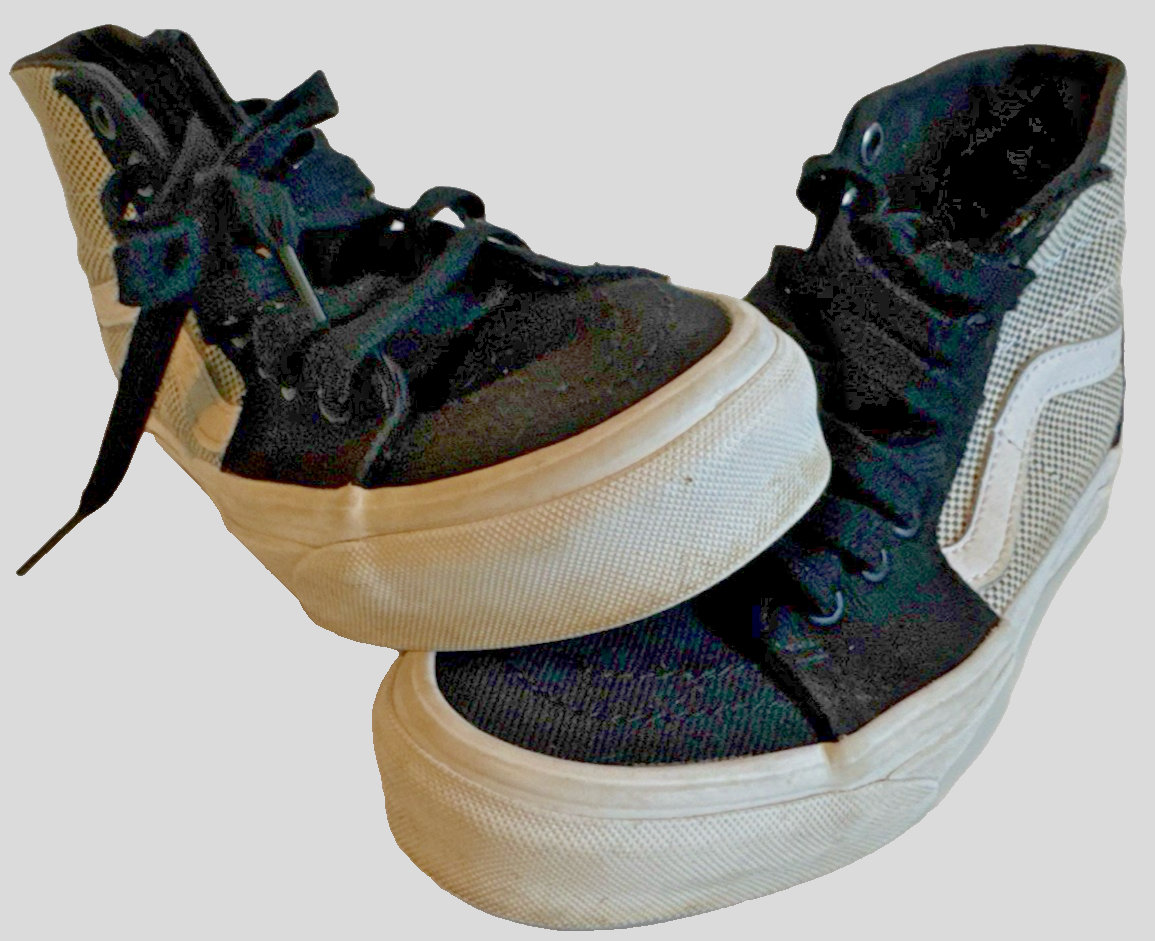 SAOLA Scarpe sneakers casual Vans unisex hi top 721356 grigio modello nero taglia M 4 W 5 5