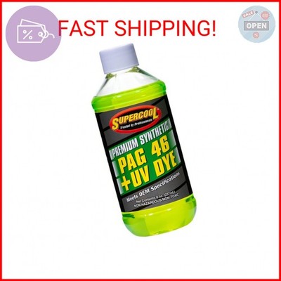 TSI Supercool P46-8D PAG Oil 46 Viscosity with UV Dye 8oz 1-Pack