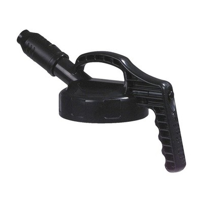 OIL SAFE 100501 Stumpy Spout Lid,Black,Plastic 3REK1