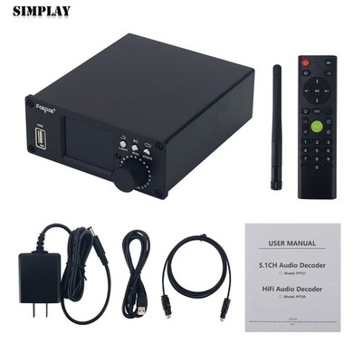 FP720 HiFi Audio Decoder Bluetooth5.3 DSD Digital Turntable w/ SA9227 Sound Card