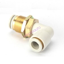 SMC KQ2LE04-00 Bulkhead Union Elbow,90 Deg,4Mm,Tube New ✦KD