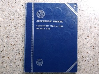 1938 1961 P D & S JEFFERSON NICKEL SET IN WHITMAN FOLDER COMPLETE