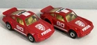 Vintage 1978 Matchbox Lesney Superfast #3 Porsche Turbo Red Toy Car Lot of 2