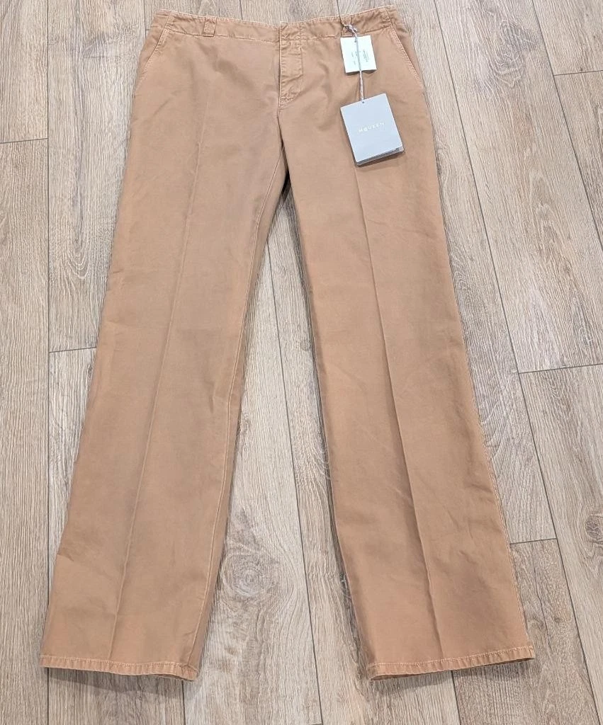 Alexander McQueen — $1100 Mens Alexander McQueen "Bumster" Chino Pants Sand 52 US 36