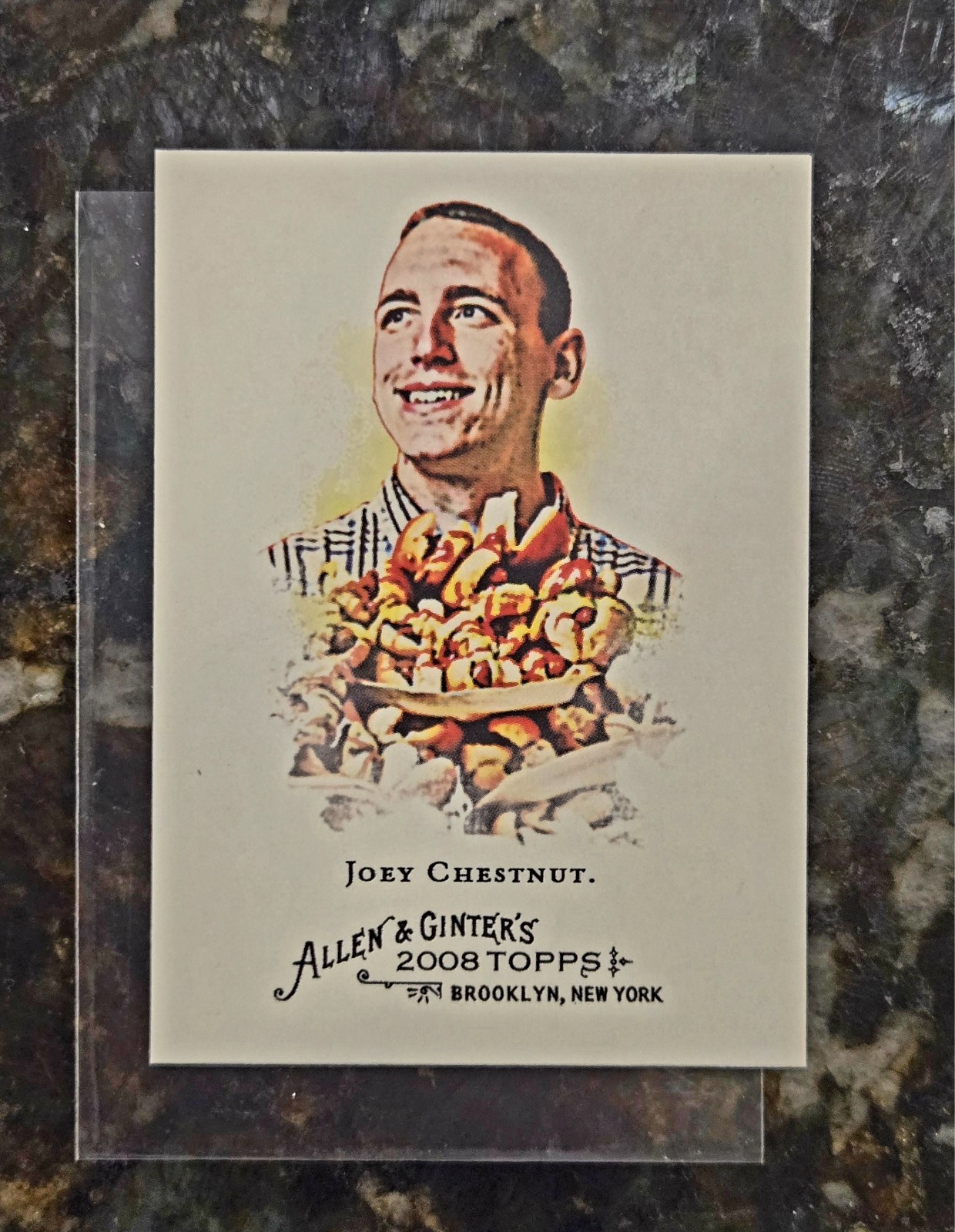 2008 Topps Allen & Ginter Joey Chestnut Hot Dog Eating Champion