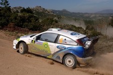 Roman Kresta CZE in action on Stage 2 2005 WRC Rally Car Old Photo