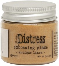 Tim Holtz Distress Embossing Glaze-Antique Linen - TDE-70948