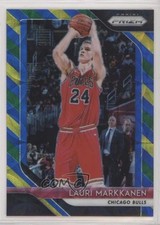2018-19 Panini Prizm Choice Blue Yellow & Green Prizm Lauri Markkanen #110 0ad