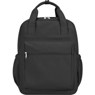 Damen Rucksack für Schule und Arbeit,  Laptop Backpack, Schwarz