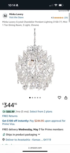 Minka Lavery 3150-77 Mini Chandelier 3 Light Chrome in Traditional Style - 17 - Picture 1 of 5