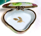 France Limoges Flower Limited Edition Signed Trinket Box Peint Main Limoge — photo 10