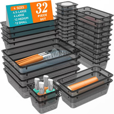 Drawer Organizer Set, Drawer Organization and Storage Containers, 32 PCS
