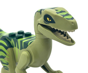 Velociraptor olive & dark green Dino Lego Dinosaur Raptor Chase 5884