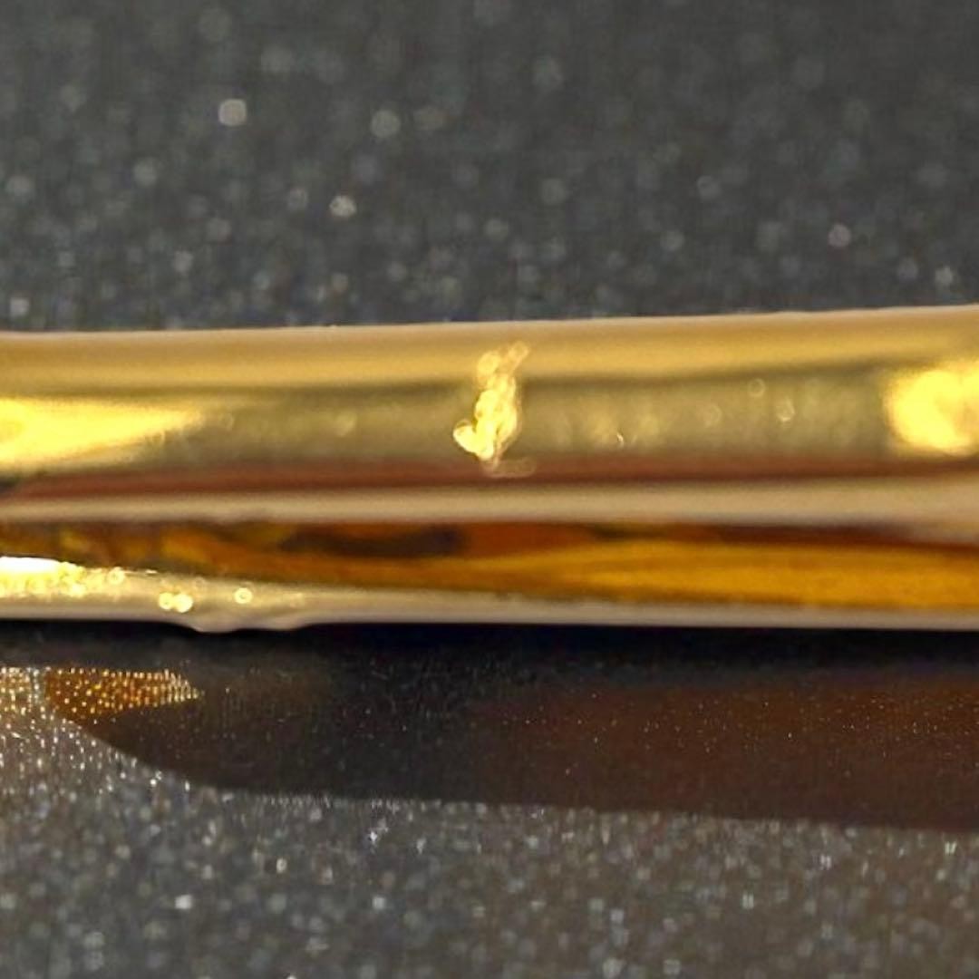 Yves Saint Laurent Gold Stone Tie Clip for Suit thumbnail 7