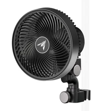 AC Infinity CLOUDRAY S4 4” Clip Fan, 10-Speed Oscillation, High-Velocity Airflow