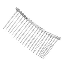 7 .8cm Bridal Veil Hair Comb Metal Wire Clip Combs DIY Wedding Fancy