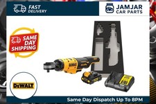 Image of DeWalt 12V XR Brushless 3/8" Ratchet Kit 81Nm 3.0Ah Fuel-Resistant Housing LED