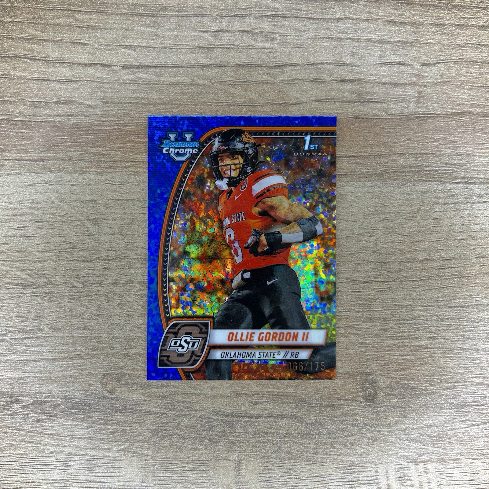 2024 Bowman U Chrome Blue Mini-Diamond Refractor /175 Ollie Gordon II #197