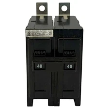 USED EATON Cutler Hammer BAB2040 120/240V, 40AMP 2-Pole Bolt-On Circuit Breaker