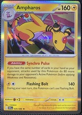 Ampharos 029/086 Me04: Chaos Rising Holo - Pokémon Card