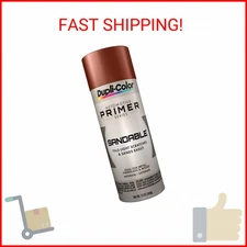 Dupli-Color DAP1694 Sandable Primer Spray Paint - Red Oxide - 12 oz. Aerosol Can