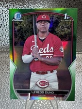 2023 Bowman Chrome Prospects True Green Refractor 92/99 Alfredo Duno 🔥