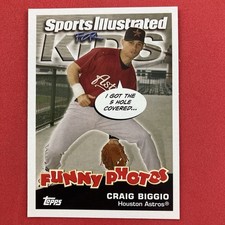 Craig Biggio 2006 Topps Opening Day Funny Photos #23 MLB Houston Astros