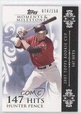 2008 Moments & Milestones /150 Hunter Pence (2007 Topps Rookie Cup 147 Hits) 0f8