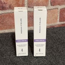 2 X Rodan Fields Unblemish Step 4 Invisible Matte Defense Broad Spectrum SPF30