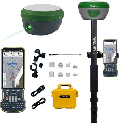 SMAJAYU SMA28H Laser RTK GNSS Vermessungssystem AR Neigungsmessung IP67 | Lager