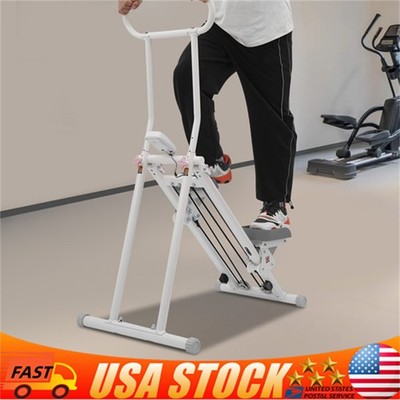 Household Fitness Stair Machine, Climber Vertical Climbing Trainer White