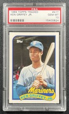 KEN GRIFFEY, JR. PSA 10 1989 TOPPS TRADED #41T ROOKIE RC MARINERS 0824