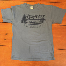 Voyageurs National Park T Shirt Medium Blue
