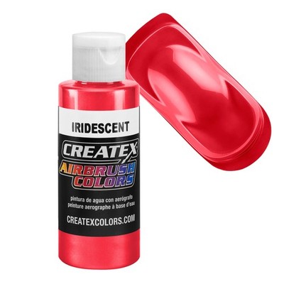 2oz Createx Iridescent Red 5501 - 2Z Airbrush Paint Color - Art