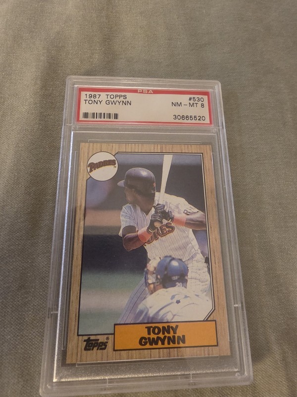 1987 Topps — Tony Gwynn — 5th Year — PSA 8 
