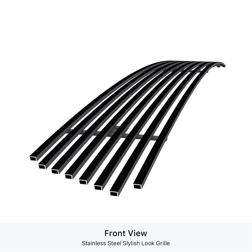 For Toyota Camry 12-14 APG GR20FFI31J 1-Pc Black Horizontal Billet Bumper Grille