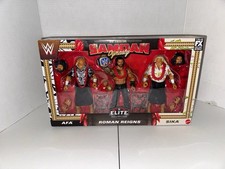WWE Elite Generations Samoan Dynasty Afa Roman Reigns Sika 3 Pack Tribal Chief