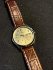 Vintage Timex Automatic Day Date Stainless Steel Men's Watch Runs But See Below
